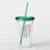 SIP! 🥤 Aangepaste Acryl Tumbler met Rietje Design Acryl Drinkbeker (Achterkant)