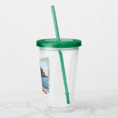 SIP! 🥤 Aangepaste Acryl Tumbler met Straw Ontwerp Acryl Drinkbeker (Links)