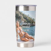 SIP! ☕ Aangepaste thermische tumbler – Warm of kou Geïsoleerde Drinkbeker (Links)
