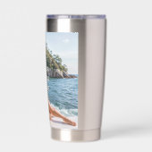 SIP! ☕ Aangepaste thermische tumbler – Warm of kou Geïsoleerde Drinkbeker (Achterkant)