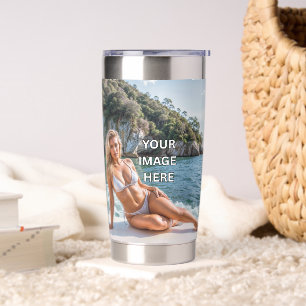 SIP! ☕ Aangepaste thermische tumbler – Warm of kou Geïsoleerde Drinkbeker