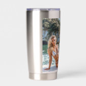 SIP! ☕ Aangepaste thermische tumbler – Warm of kou Geïsoleerde Drinkbeker (Voorkant)