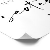 Sip and Be Seated Wedding Sign Poster (Hoek)