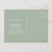 Sip and See Baby Douche Uitnodigingen Aardbeien (Achterkant)