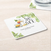 Sip and See Meet The Baby Kartonnen Onderzetters (Schuin)