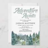 Sip and See rustieke bos bergen jongen Kaart (Voorkant)