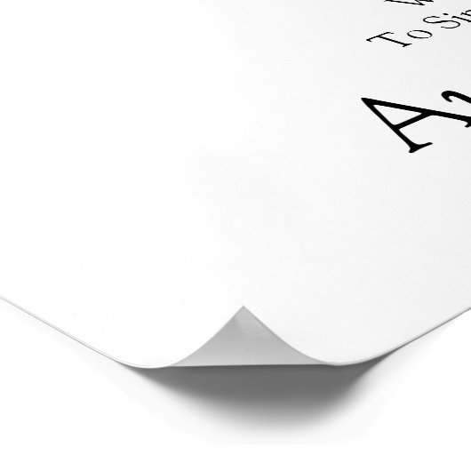 Sip and See Welcome Sign Poster (Hoek)