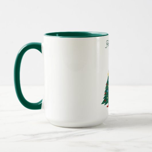 Sip and Solve: Gezellige kerst Sudoku Coffee Cup Mok (Links)