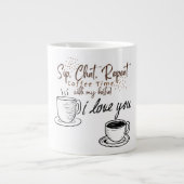 Sip, Chat, Herhaal: Koffie Mok Beste Vriend (Voorkant)