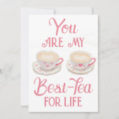 Sip & Cherish: Beste thee voor het leven van Galen Feestdagenkaart (Voorkant)