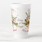 Sip & Cherish: Your "Postcard" Christmas Mug;  Latte Mok (Voorkant)