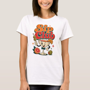 Sip Club Retro Cocktail T-shirt