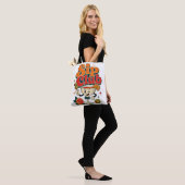 Sip Club Retro Cocktail Tote Bag (Op model)