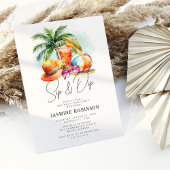 SIP & DIP Volwassen Verjaardag Zwembad Party Kaart