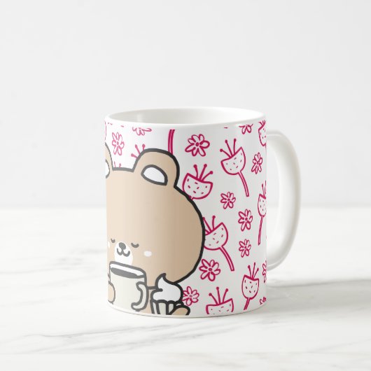 "Sip, Dream, Repeat" Koffiemok (Voorkant rechts)