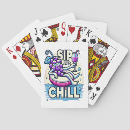 Sip en chill pokerkaarten
