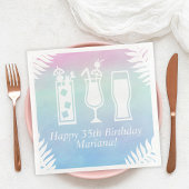 Sip en Dip Pool Party Verjaardagsfeest Servet