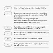 Sip en los kruiswoordraadsel Sjabloon digitaal of  Poster