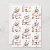 Sip en Paint Party Vrijgezellenfeest Kaart (Achterkant)