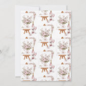 SIP en Paint Vrijgezellenfeest Kaart (Achterkant)