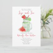 Sip en See Watermelon Smoothie Kaart (Staand voorkant)