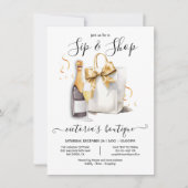 Sip en Shop boutique winkel evenement Kaart (Voorkant)