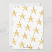 Sip en Zee Uitnodigingen Waterverf Ocean Theme (Achterkant)