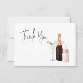 Sip en zie Baby shower Dank u Bedankkaart (Voorkant)