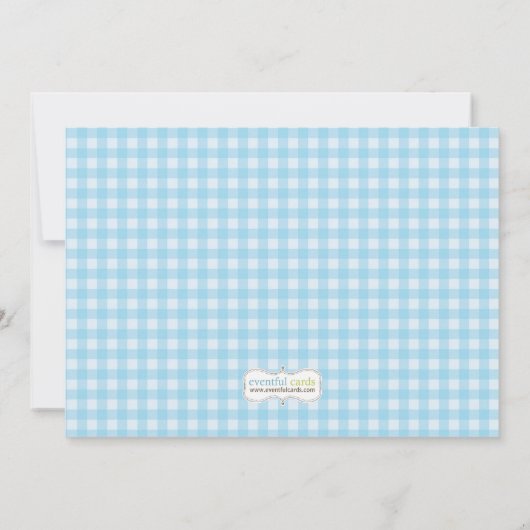 Sip en zie uitnodiging tot Baby shower (Achterkant)