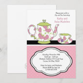 Sip en zie uitnodiging tot Baby shower (Voorkant / Achterkant)