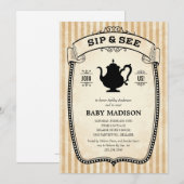 Sip en Zie Uitnodigingen (Voorkant / Achterkant)