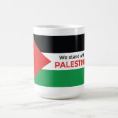 Sip for Solidarity: Palestine Flag Coffee Mok (Center)