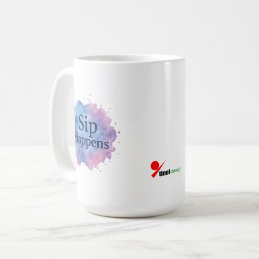 Sip gebeurt koffiemok (Voorkant links)