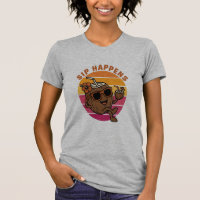 Sip Gebeurt Kokos T-shirt – Grappige Tropische Zom