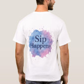 Sip gebeurt t-shirt (Achterkant)