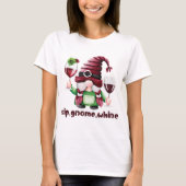 SIP, GNOME, WHINE Wine Lovers Herfst T-shirt (Voorkant)