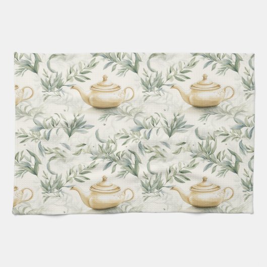 Sip Happens: brouwsel-vervelende momenten wachten! Theedoek (Horizontaal)