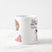 Sip Happens Glamoureuze Retro Sarcastische Thee en Koffiemok (Center)