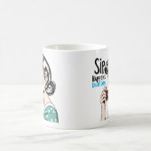 Sip Happens Glamoureuze Retro Sarcastische Thee en Koffiemok (Center)