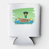 Sip Happens Grappige Eend Blikjeskoeler (Voorkant)