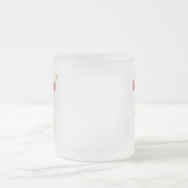 Sip Happens Humor Frosted Mug Matglas Koffiemok (Center)