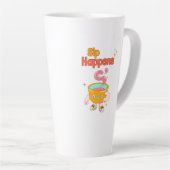 Sip Happens Humor Latte Mok (Rechterhoek)