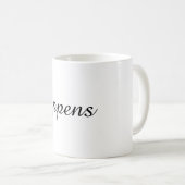 Sip Happens koffiemok (Voorkant rechts)