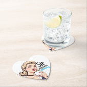 Sip Happens, lieverd Sassy Retro Kartonnen Onderzetters (Insitu)