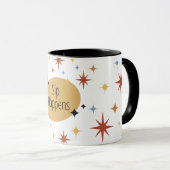 Sip Happens - Retro Mid-Century Mok (Voorkant rechts)