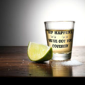 Sip Happens Shot Glass Glas