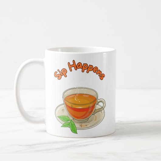 Sip Happens - Tea lovers  Koffiemok (Links)