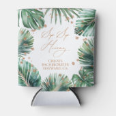 Sip Hoera Tropische vrijgezellenfeest Blikjeskoeler (Voorkant)