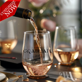 SIP HOORAY AFSTUDEREN WIJNGLAS ZONDER VOET