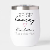 SIP Hooray Bachelorette Naam Gepersonaliseerd (Voorkant)